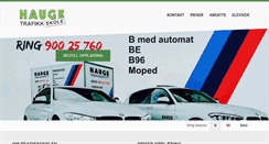 Desktop Screenshot of haugetrafikkskole.com